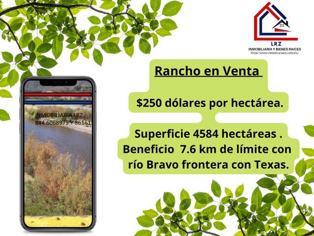 #238 - Ranchos ,Granjas y Fincas para Venta en Múzquiz - CH - 1