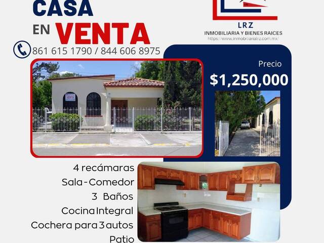 #104 - CASA-HABITACIÓN para Venta en Múzquiz - CH - 1