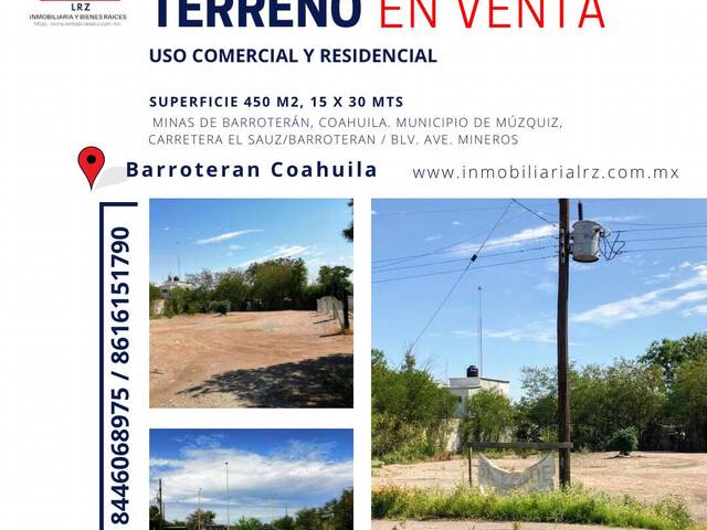 Venta en MINAS DE BARROTERÁN - Múzquiz