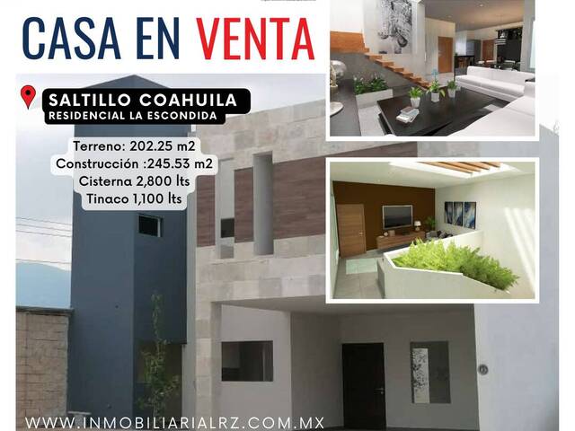 Preciosa Residencia en Saltillo,Coahuila .Fraccionamiento Cerrado .