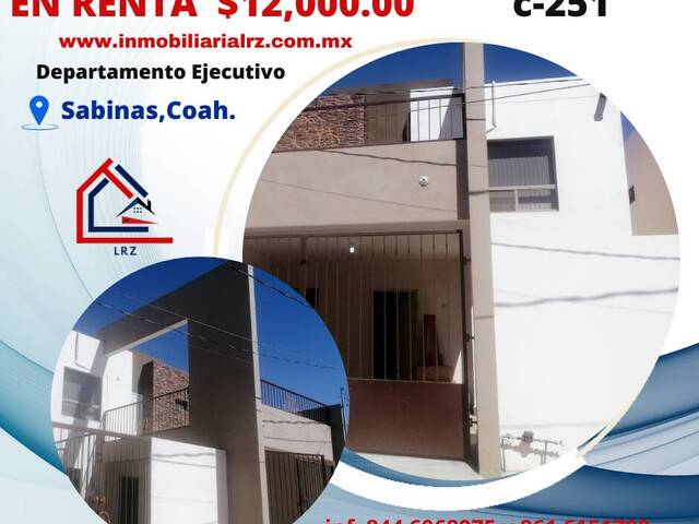 #251 - Departamento para Renta en Sabinas - CH - 1