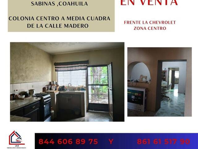 #281 - CASA-HABITACIÓN para Venta en Sabinas - CH - 2