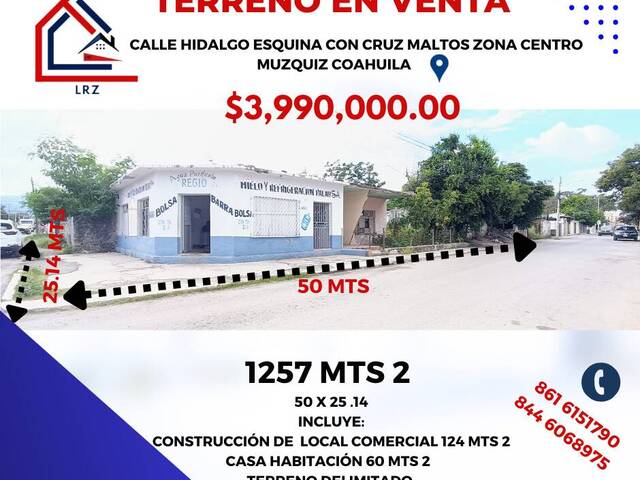 #294 - Terreno para construcción para Venta en Múzquiz - CH - 1