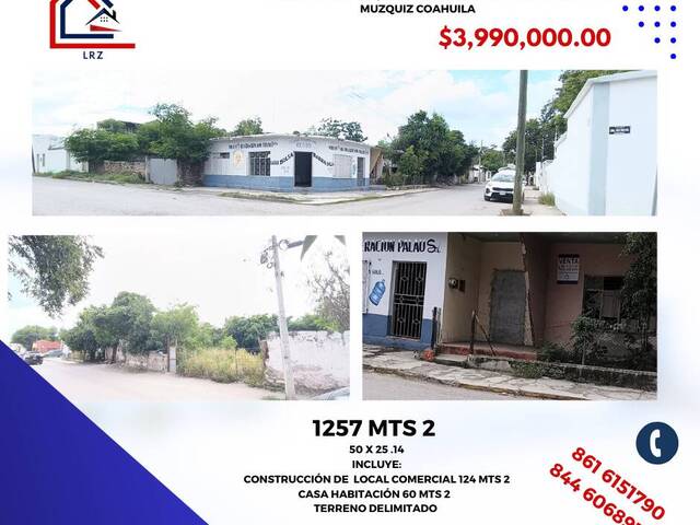 #294 - Terreno para construcción para Venta en Múzquiz - CH - 2